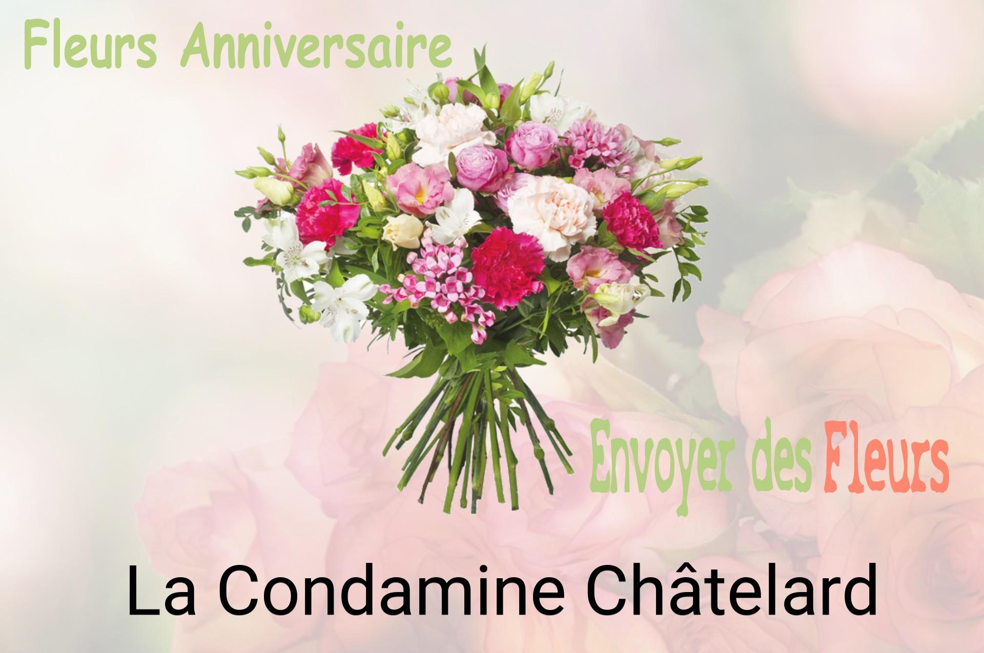 Bouquet de fleurs d’anniversaire livré à La Condamine-Châtelard