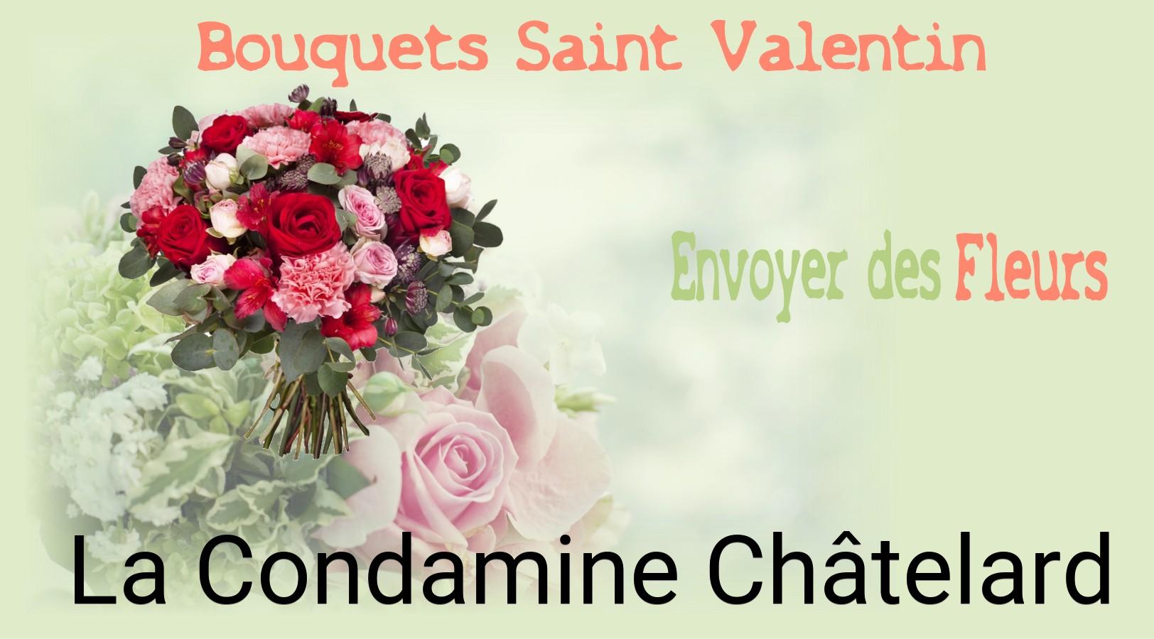 Roses de Saint-Valentin livrées à La Condamine-Châtelard